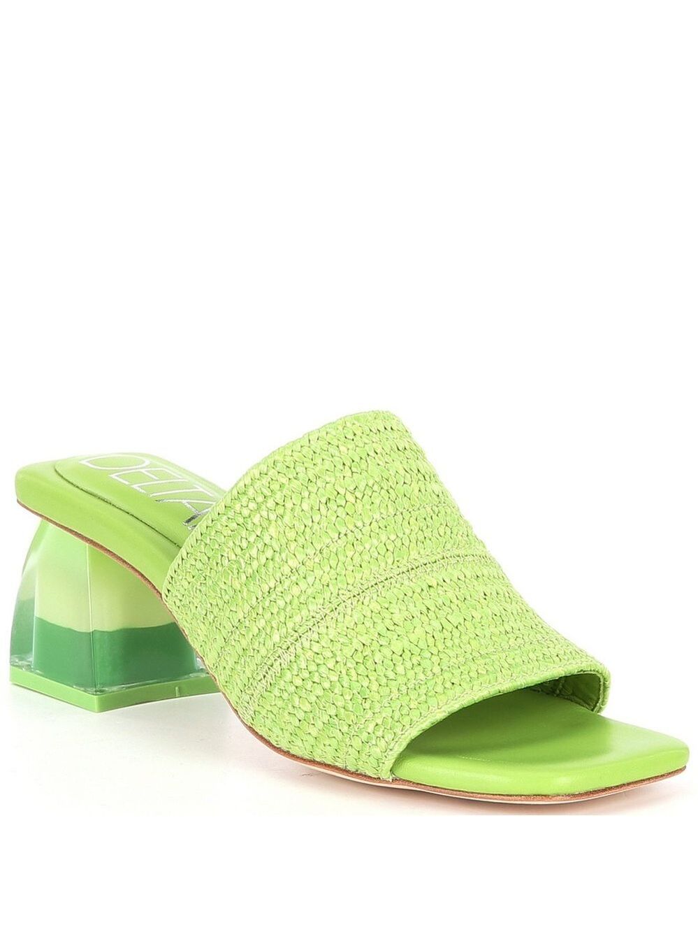 NWOB $98 Deltan Fae Raffia Leather-soled Sandals